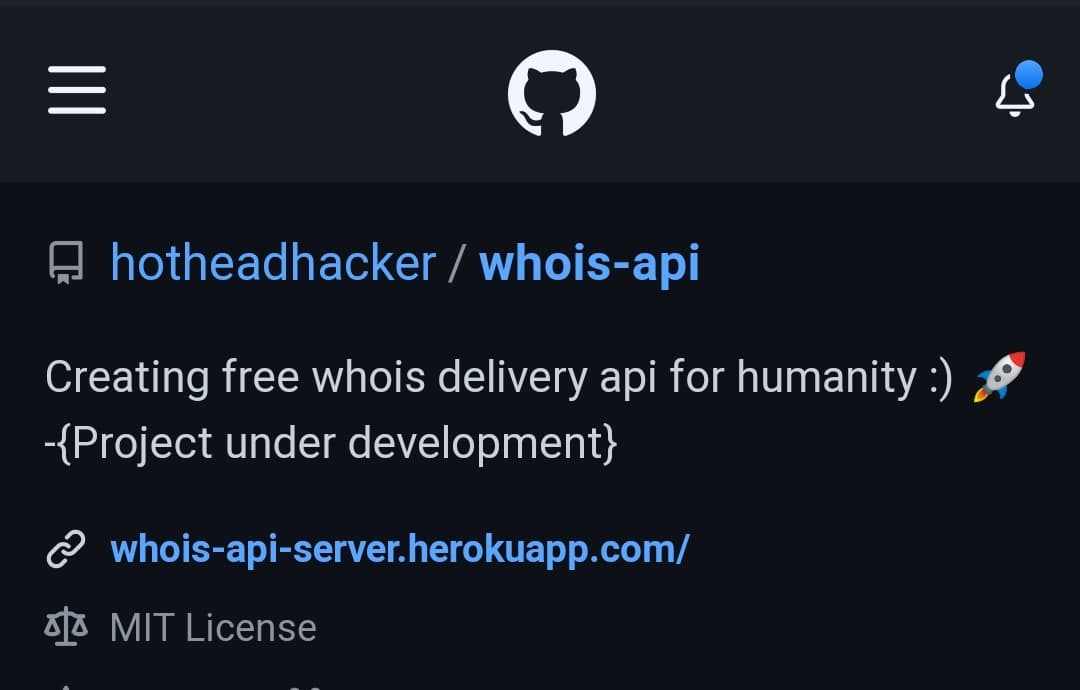 Free Open-Source WHOIS API Unlimited Calls